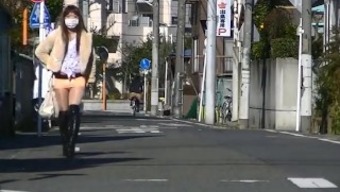 Japanese Milf Shameful Exposure In Miniskirt High Heels Street Exhibition!
