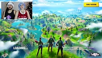 Omankovivi As Rem Re:Zero Commentating First Time Playing Fortnite Xmas