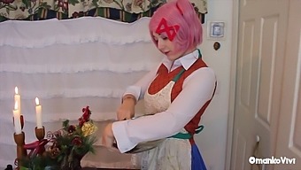 Just Natsuki For Christmas Ddlc Omankovivi Cosplay Music Video Parody