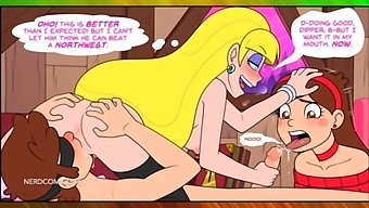 Gravity Falls Parody Cartoon Porn (Part 2): First Time Anal Sex, Double Blowjob And Pussy Licking