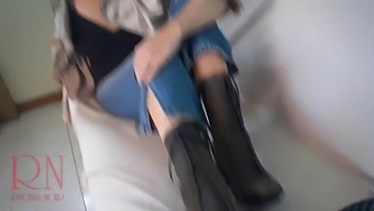 Boots Fetish Do You Want To Smell And Lick My Boots And Cum?