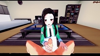 Pounding Saegusa Mayumi On The Sofa And Cumming Inside Her - The Irregular At Magic Hs Hentai.