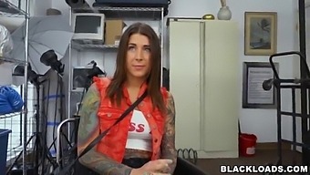 Black Loads - White Rocker Girl Felicity Feline Sucks Big Black Cock During Casting Session