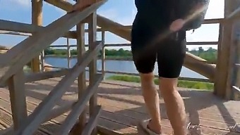 Risky Outdoor Blowjob On Observation Tower - Marlyn Chenel