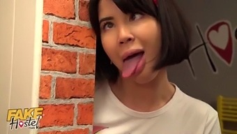Fake Hostel Asmr Girl Goes Ahegao As Pussy Gets Wet