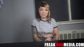 Freakmob Hardcore- She Failed Her Piss Test, So He Dumped It On Her Face!