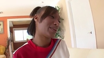 Big Jizz Load On The Tits For Young Black School Girl Cheerleader Nevaeh Givens After Fucking