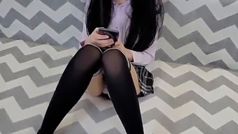Schoolgirl'S Tight Pussy Filled With Cum. Oh Those Upskirt Panties...