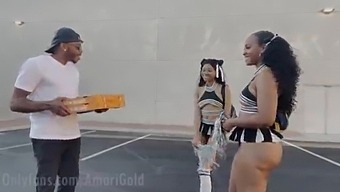 Ebony Cheerleader Sluts Get Double Anal Creampied W/ Nynylew And Musa Phoenix