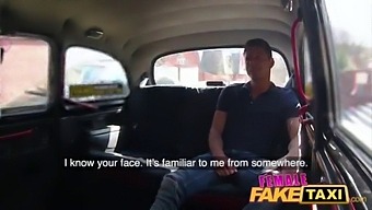 Female Fake Taxi Horny Blonde Driver Cherry Kiss Recognises Studs Cock