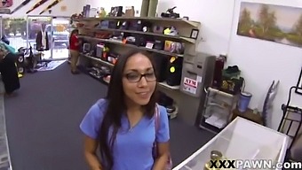 Xxx Pawn - This Desperate Latin Nurse Came Into My Shop And I Showed Her My Big Dick