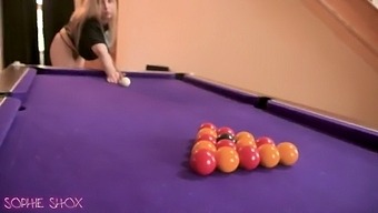 Pool Game Turns Into Hot Dildo Masturbation Fuck With Sophie Shox