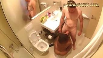 Hidden Cam - Interracial Cheaters Caught Fucking In The Bathroom