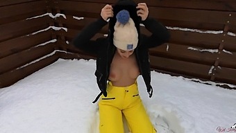 Big Titted Babe Sucked My Cock In The Snow And Swallowed My Cum -Wet Kelly