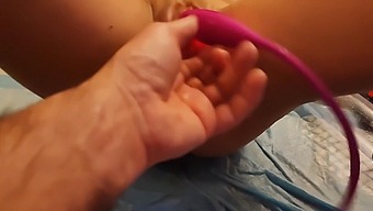 Trying A New Double Vibrator - I Just Squirt And Have Many Orgasms