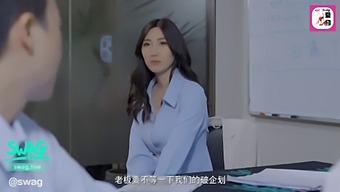 Hardcore Action With A Busty Asian Female Boss In The Office
