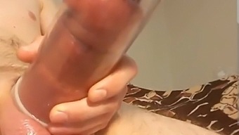 Penis Pumping With Urethral Sounding And Penetration