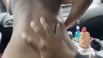 Shawty And Her Neighbor Have Sex In The Car