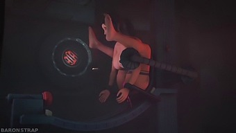 Lara Croft'S Orgasmic Experience With A Machine