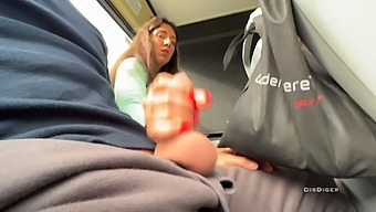 Public Bus Ride Turns Into A Wild Handjob And Blowjob With A Young Russian Teen