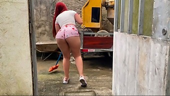 I Spotted My New Maid'S Stunning Ass In Those Shorts And Was Mesmerized