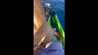 Chris Diamond'S Brazilian Friend Enjoys An Intense Ride On A Jet Ski
