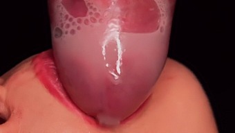 Exclusive Close Up Of Teen'S Mouth Job That Makes Him Cum Twice In Condom